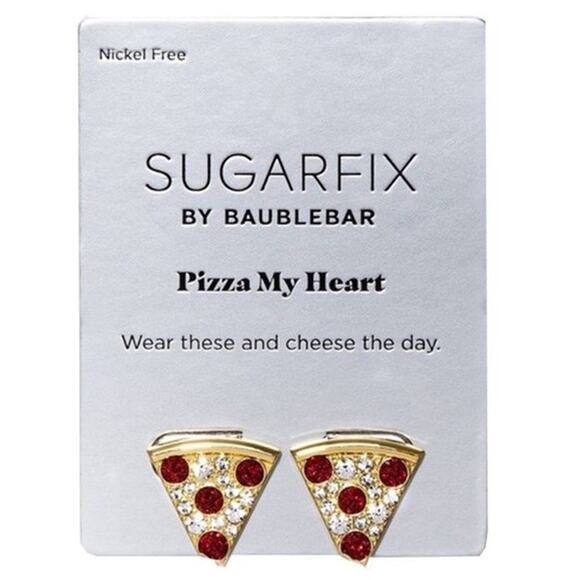 BaubleBar Jewelry - Sugarfix By Baublebar- Pizza My Heart Earrings